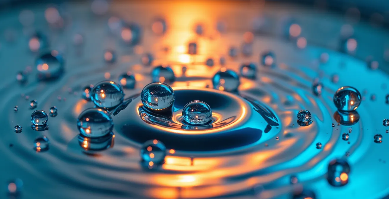 Vista microscópica comparando tecnologías de lectura de huella ultrasónica vs óptica