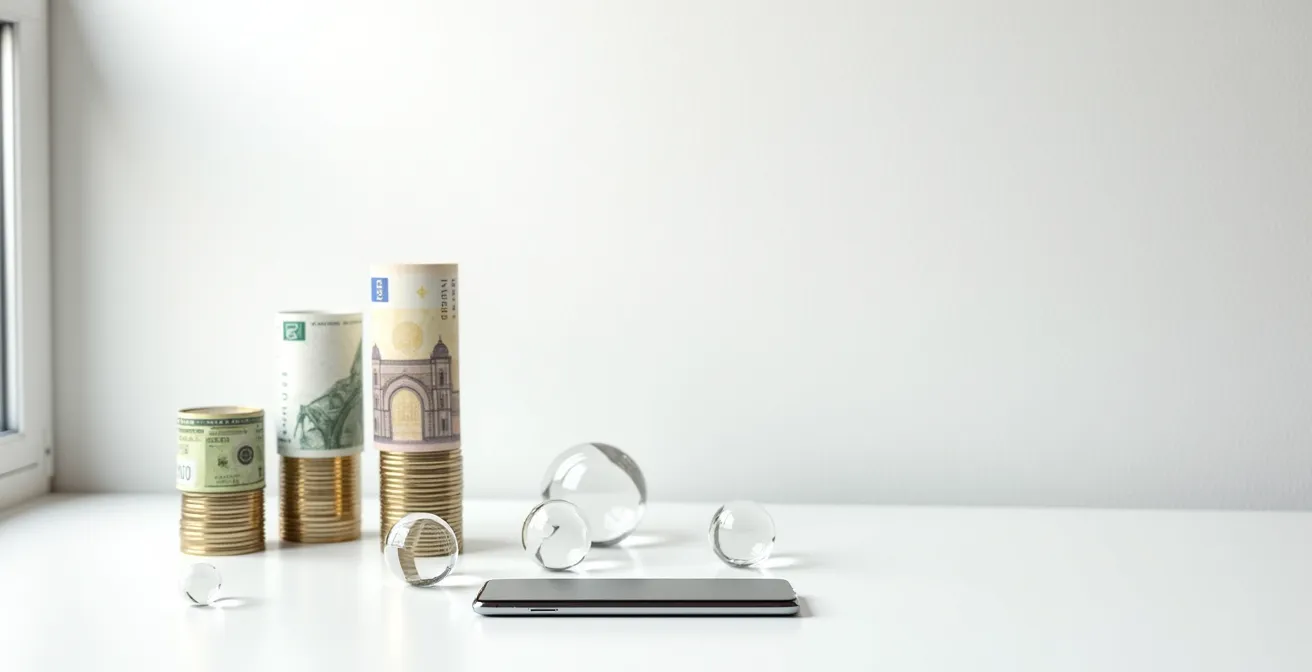 Comparación gráfica de comisiones entre apps FinTech y banca tradicional