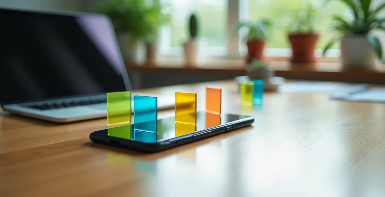Panel de configuración de notificaciones Android con opciones de prioridad