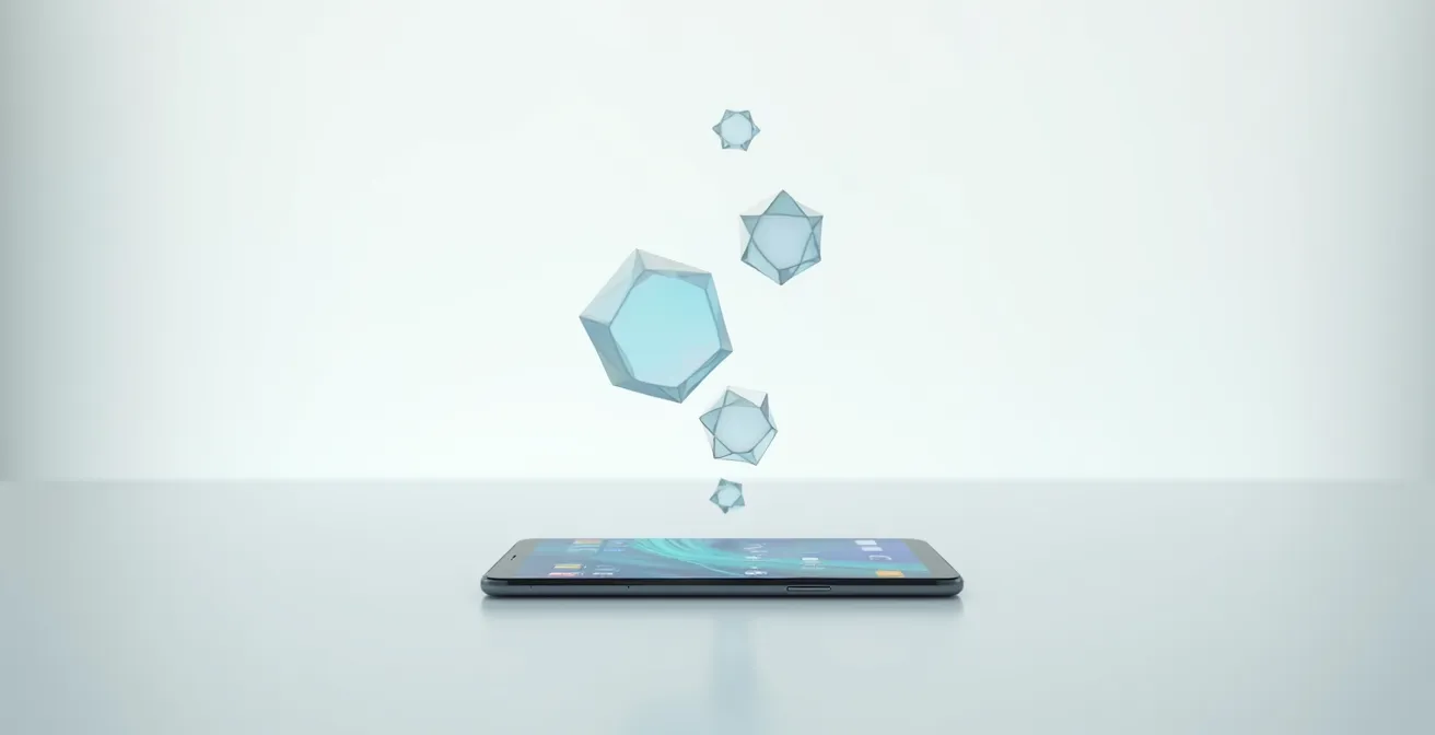 Visualización abstracta de la gestión automática de memoria en Android con procesos en segundo plano